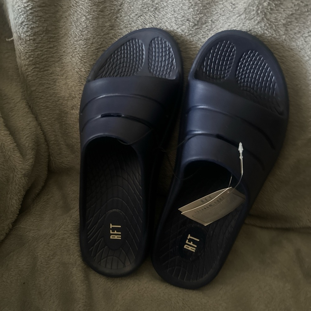 RFT Men's Dark Blue Slide Sandals